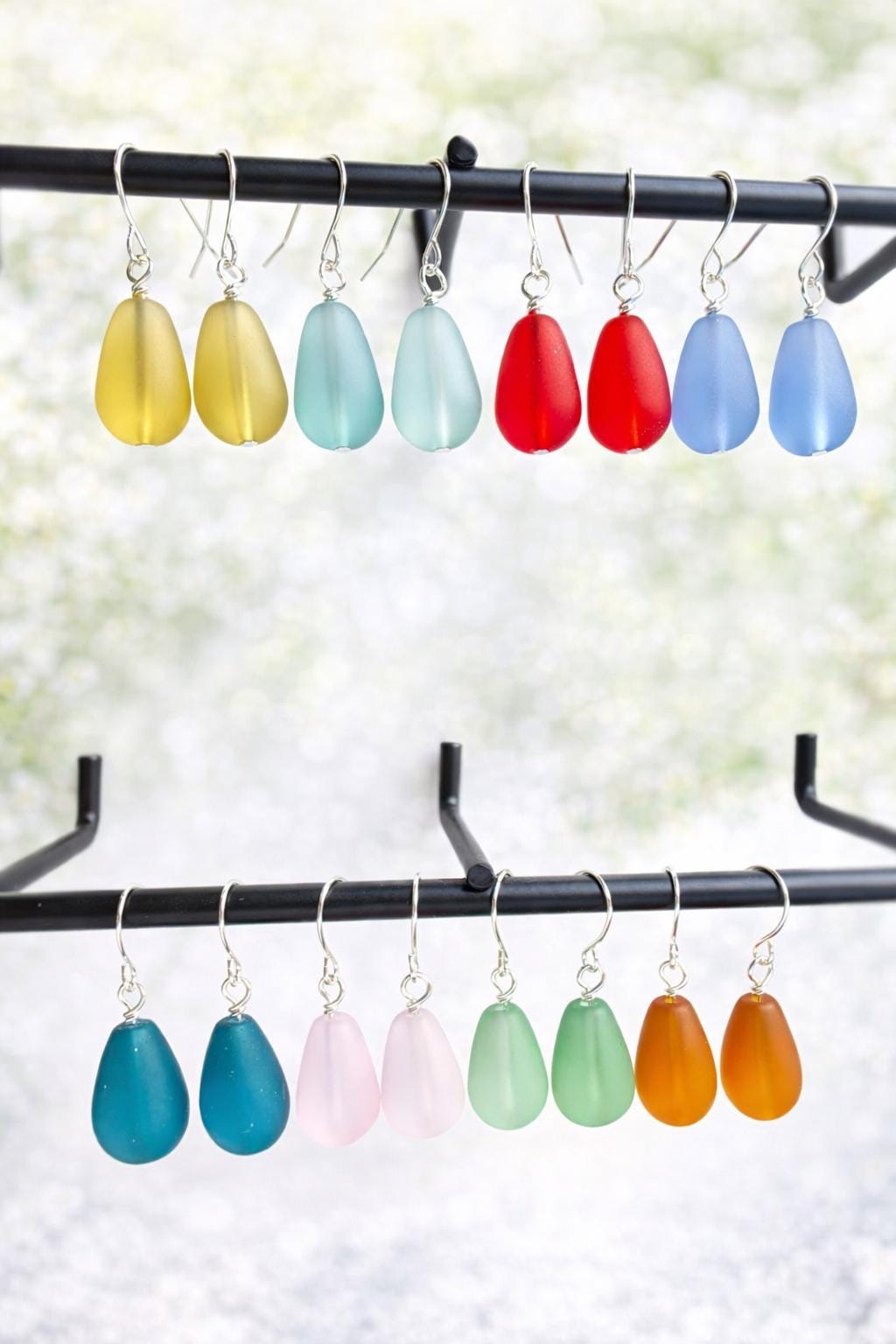 Lightweight Teardrop Earrings, Simple Silver Dangle Earrings, Hypoallergenic Everyday Drop Earrings, Minimalist Jewelry Gift for Her