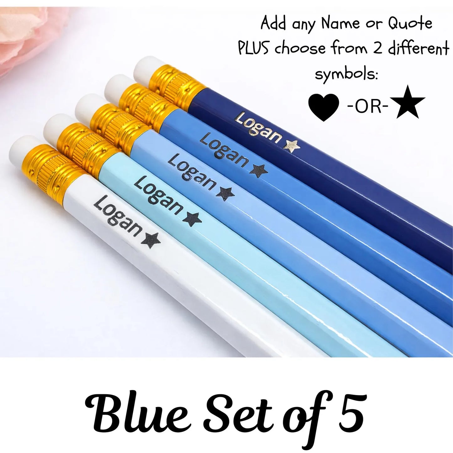 Personalized Neon Pencils Set of 6 | Custom Name Pencils | Teacher Gift | Back to School Supplies | Kids Gift | Stocking Stuffer