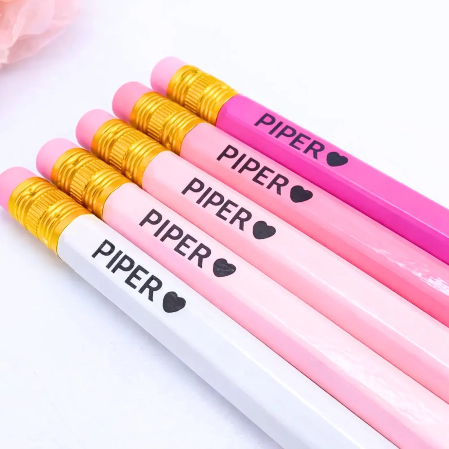Personalized Neon Pencils Set of 6 | Custom Name Pencils | Teacher Gift | Back to School Supplies | Kids Gift | Stocking Stuffer