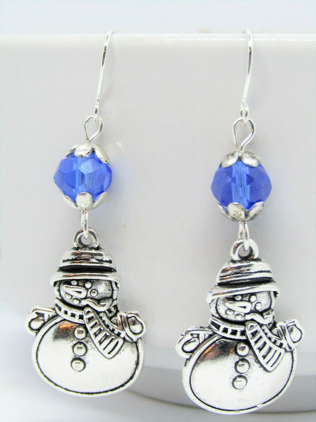 Snowman Charm Earrings Christmas Earrings Holiday Fashion Frosty The Snowman Stocking Stuffer Christmas Gift Gift For Her