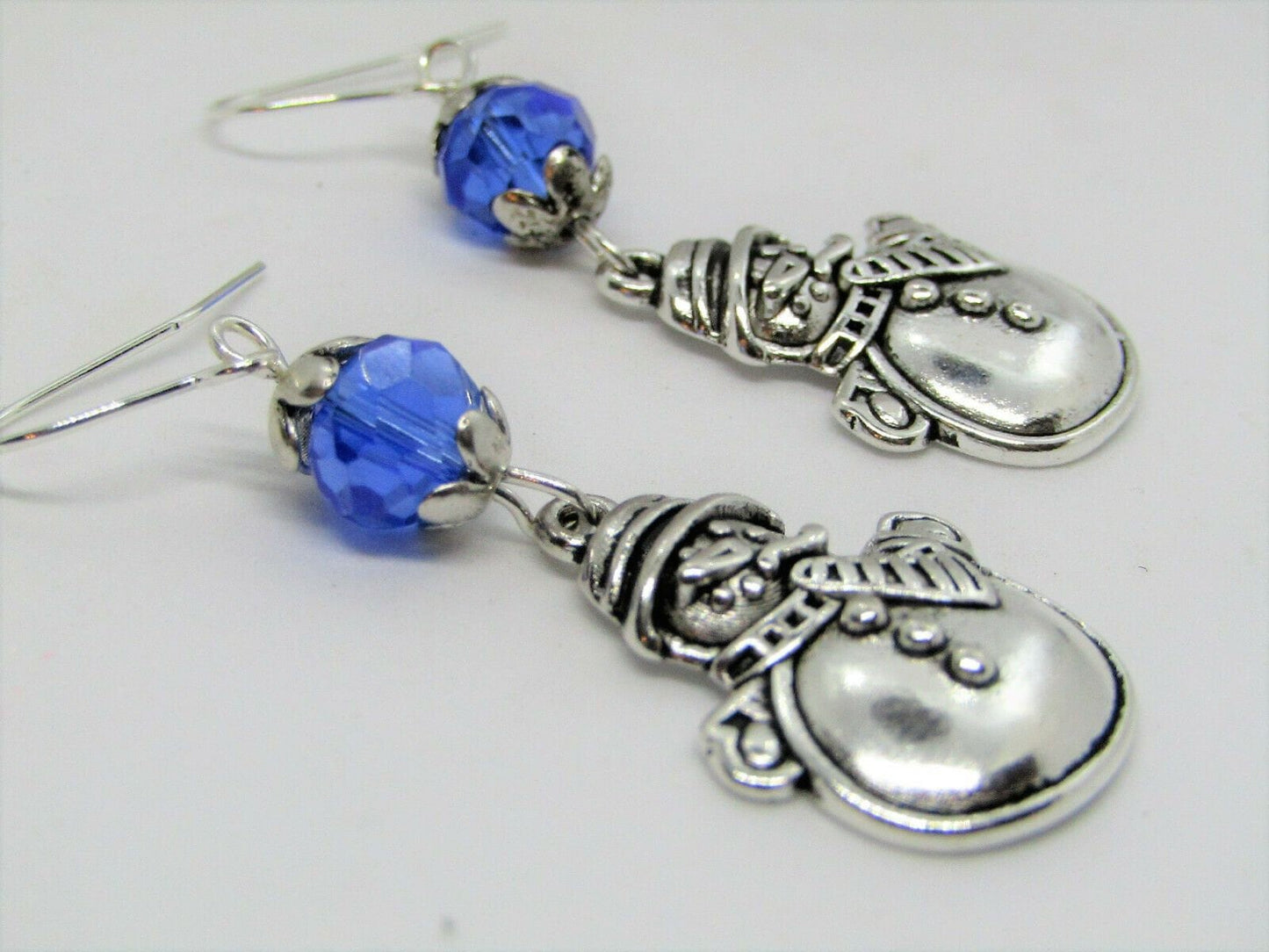 Snowman Charm Earrings Christmas Earrings Holiday Fashion Frosty The Snowman Stocking Stuffer Christmas Gift Gift For Her