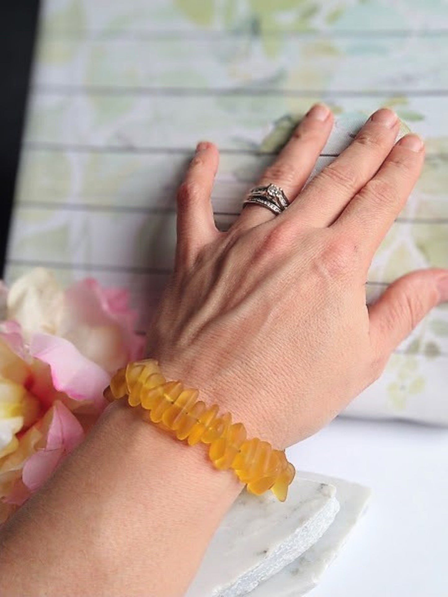 Yellow Sea Glass Bracelet: Sterling Silver Toggle Clasp, Beach Wedding Jewelry