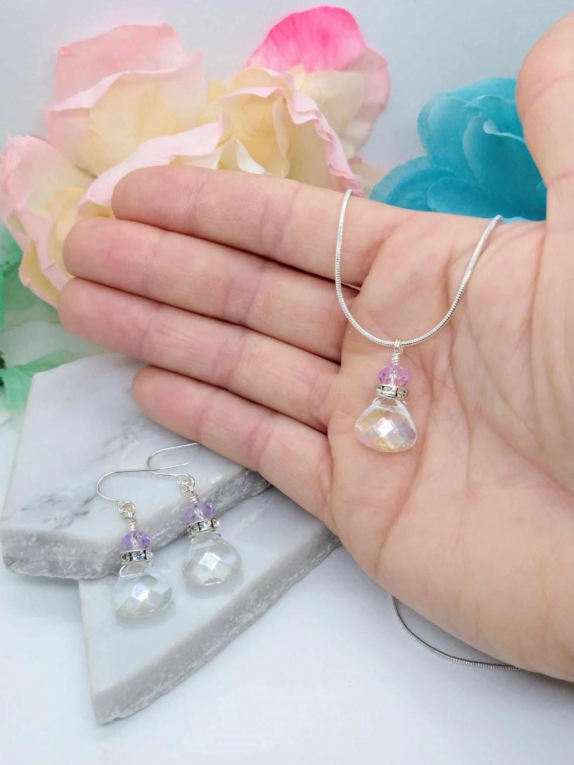 Minimalist Silver Earrings - Dainty Teardrop Jewelry Gift for Her