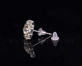 Plastic Ear Nuts, Soft Clear Earring Backs Safety Bullet Clutch Stopper Clear Rubber Earring Stopper Earring Nut  Earring Findings