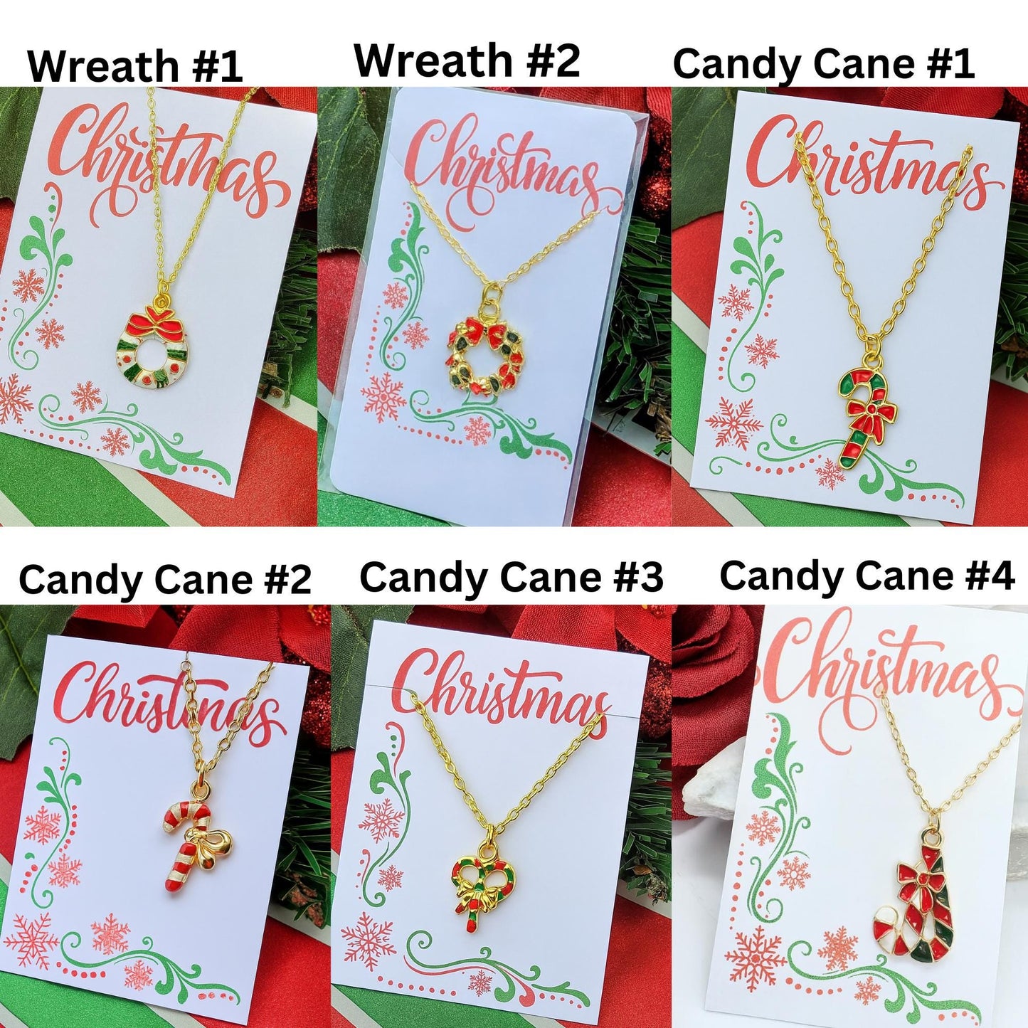 Candy Cane Christmas Earrings • Women's Holiday Dangles • Gold Hook Festive Earrings • Gift-Ready Jewelry for Women