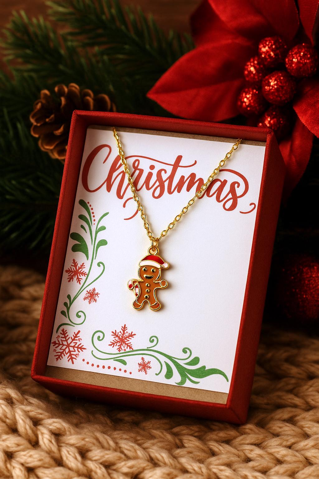 Gingerbread Cookie Earrings, Christmas Earrings, Holiday Jewelry, Gingerbread Man Dangle Earrings, Stocking Stuffer Gift, Secret Santa Gift