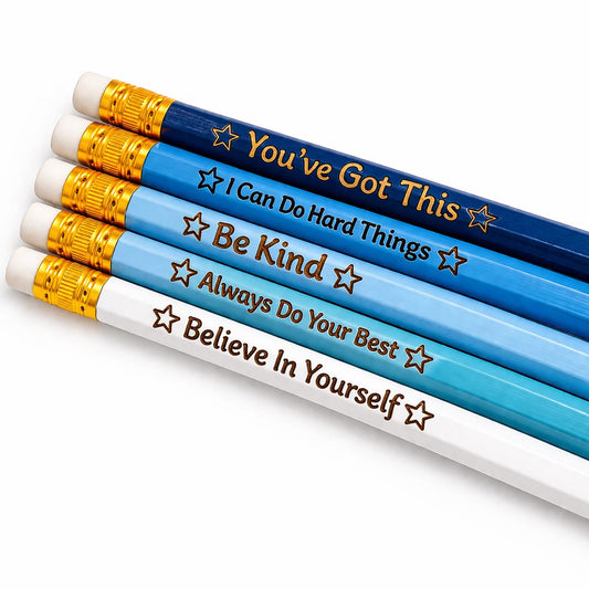 Encouragement Gift for Kids Positive Affirmation Pencils Motivational Gift for Daughter Student Confidence Gift Back to School Gift