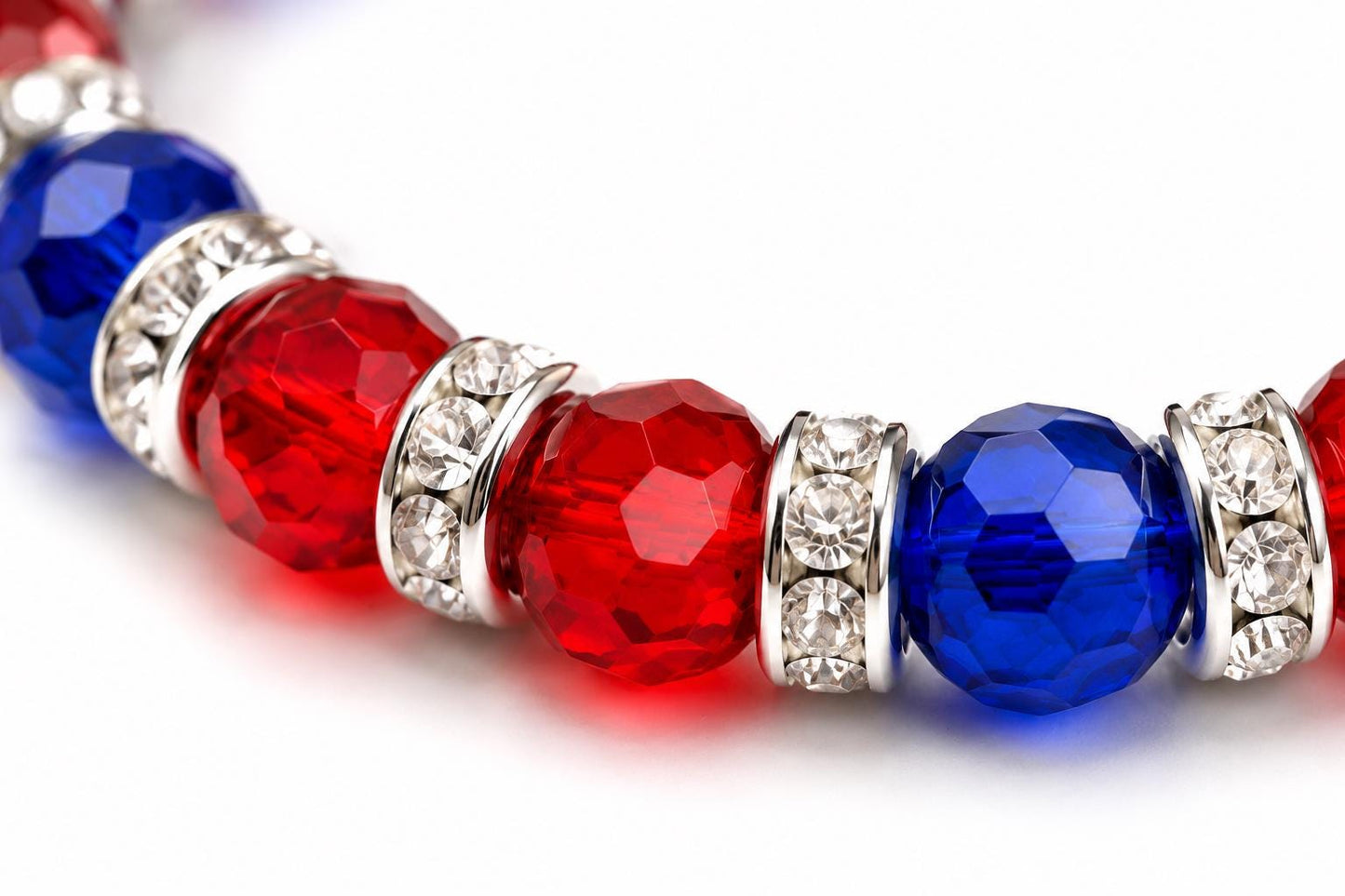 America 250 Bracelet, Patriotic Red White Blue Bracelet, 250th Anniversary Jewelry, Independence Day Bracelet, Fourth of July Jewelry, USA