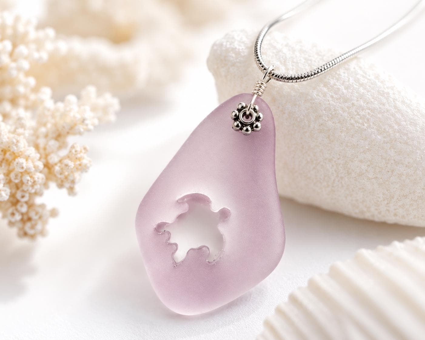 Pink Sea Turtle Necklace Set, Sea Turtle Jewelry, Turtle Lover Gift, Ocean Lover Gift, Beach Jewelry, Coastal Necklace and Earrings Set