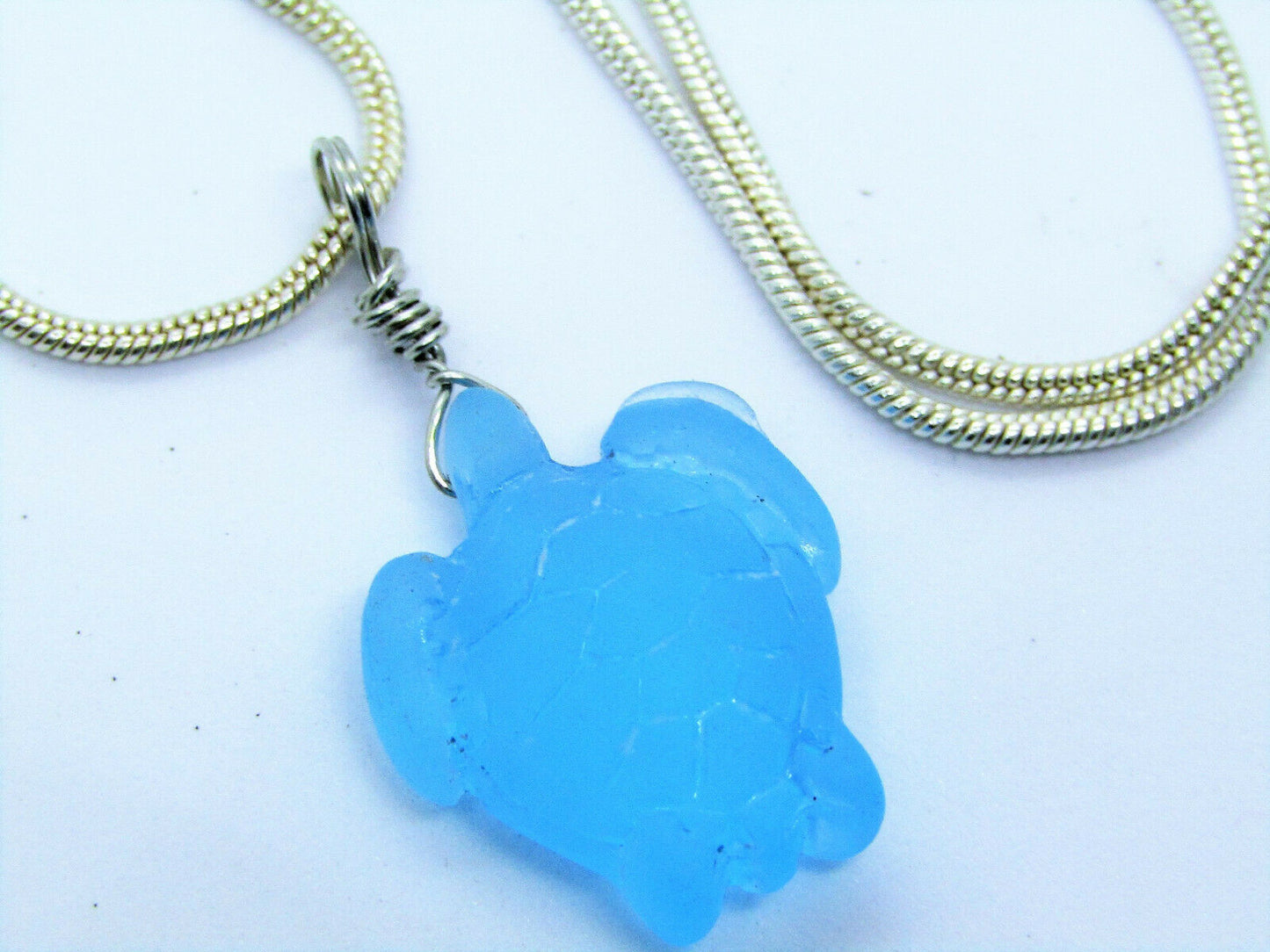 Blue Snake Necklace