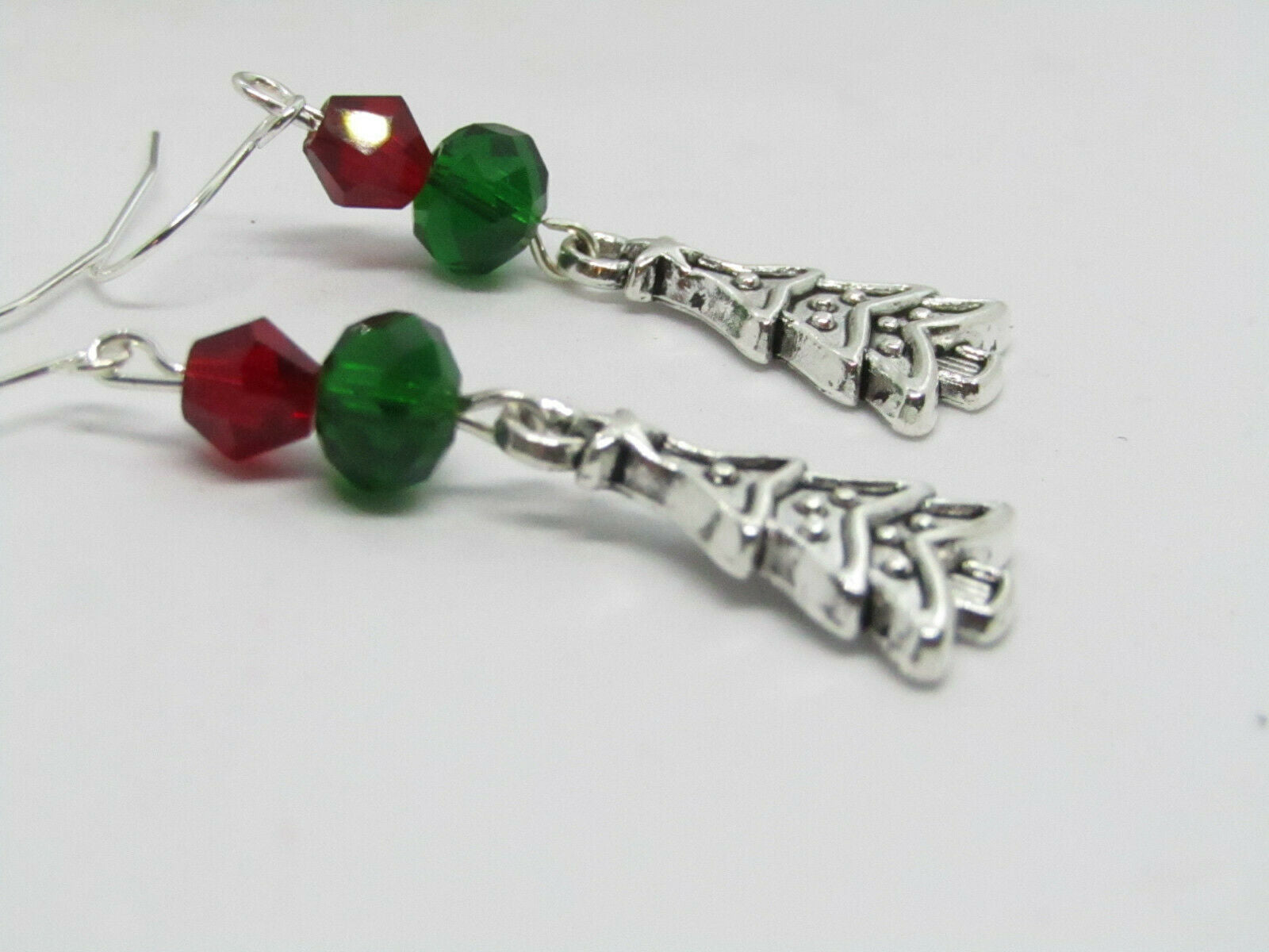 Christmas Tree Leverback Earrings