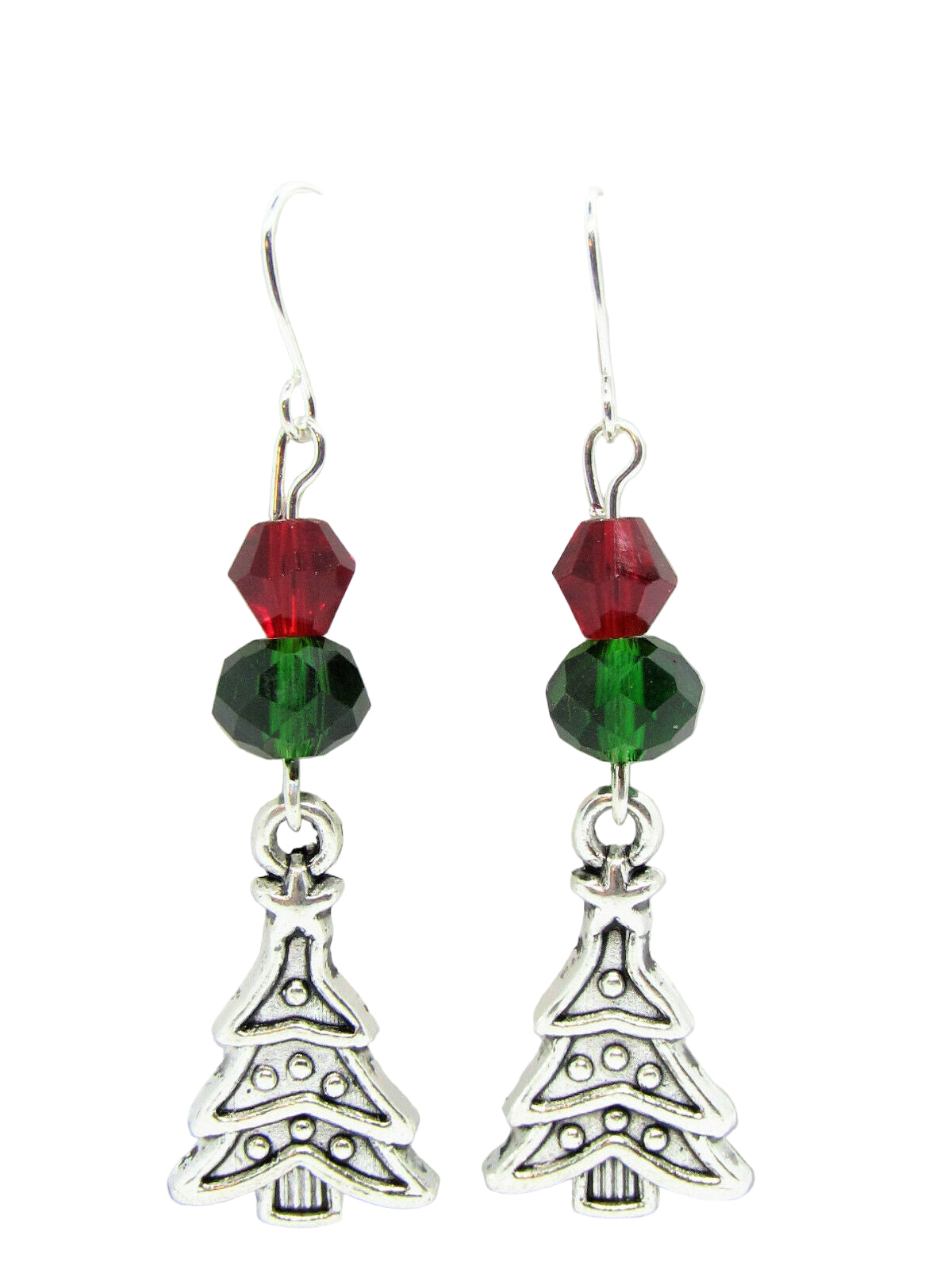 Christmas Tree Leverback Earrings