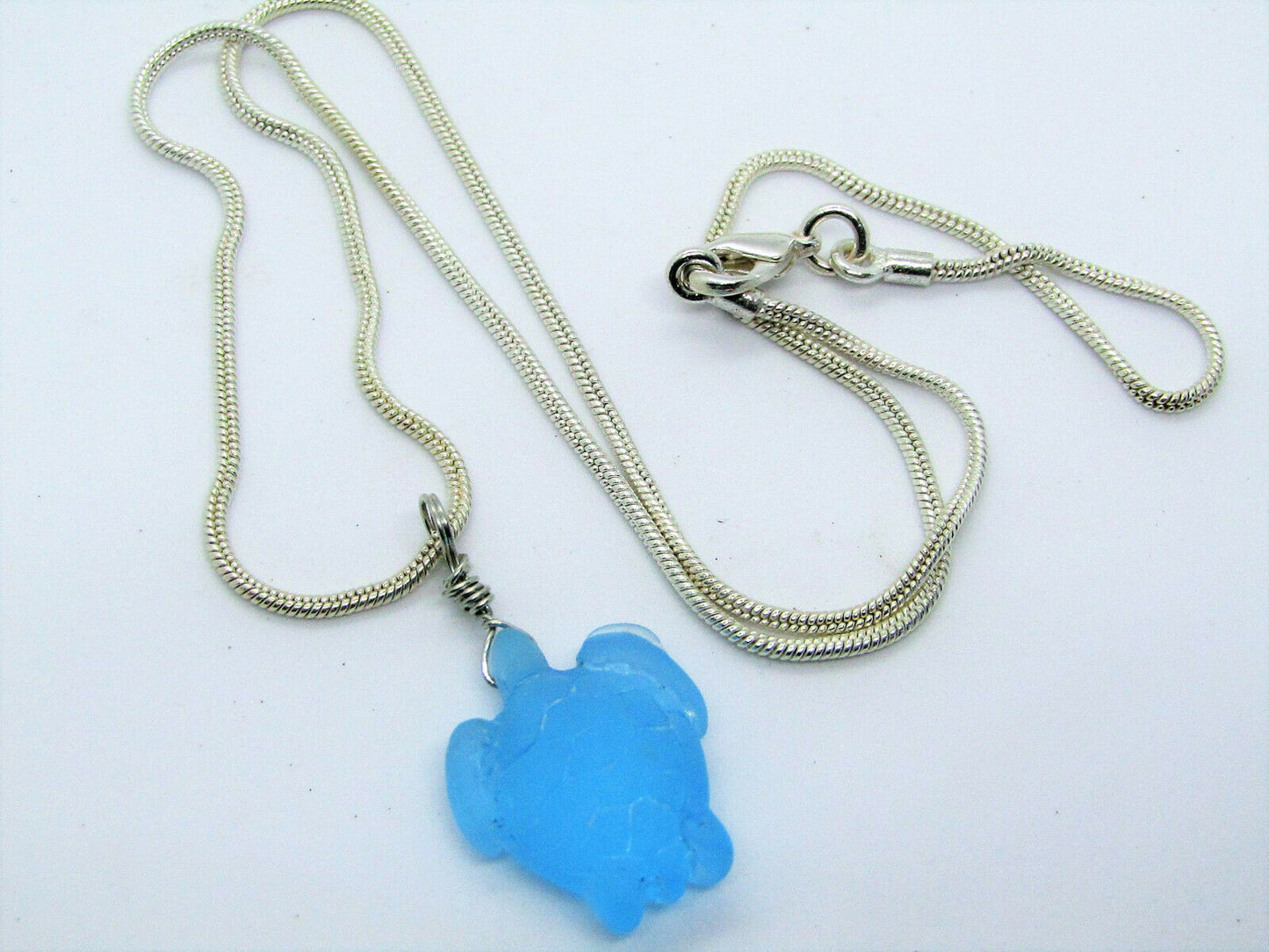 Blue Snake Necklace