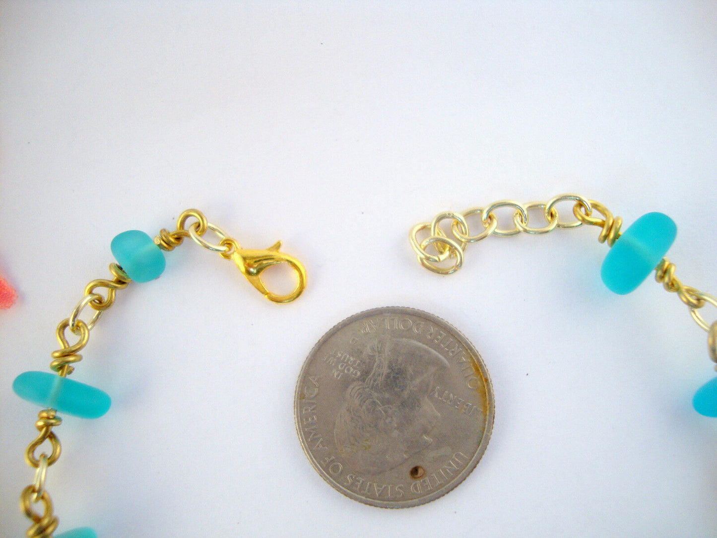Blue Glass Bracelet