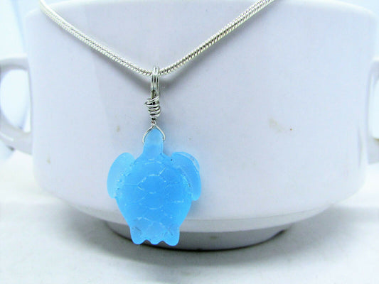 Blue Snake Necklace