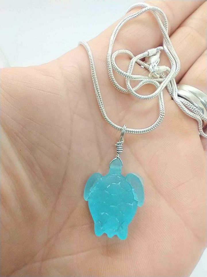 Blue Snake Necklace