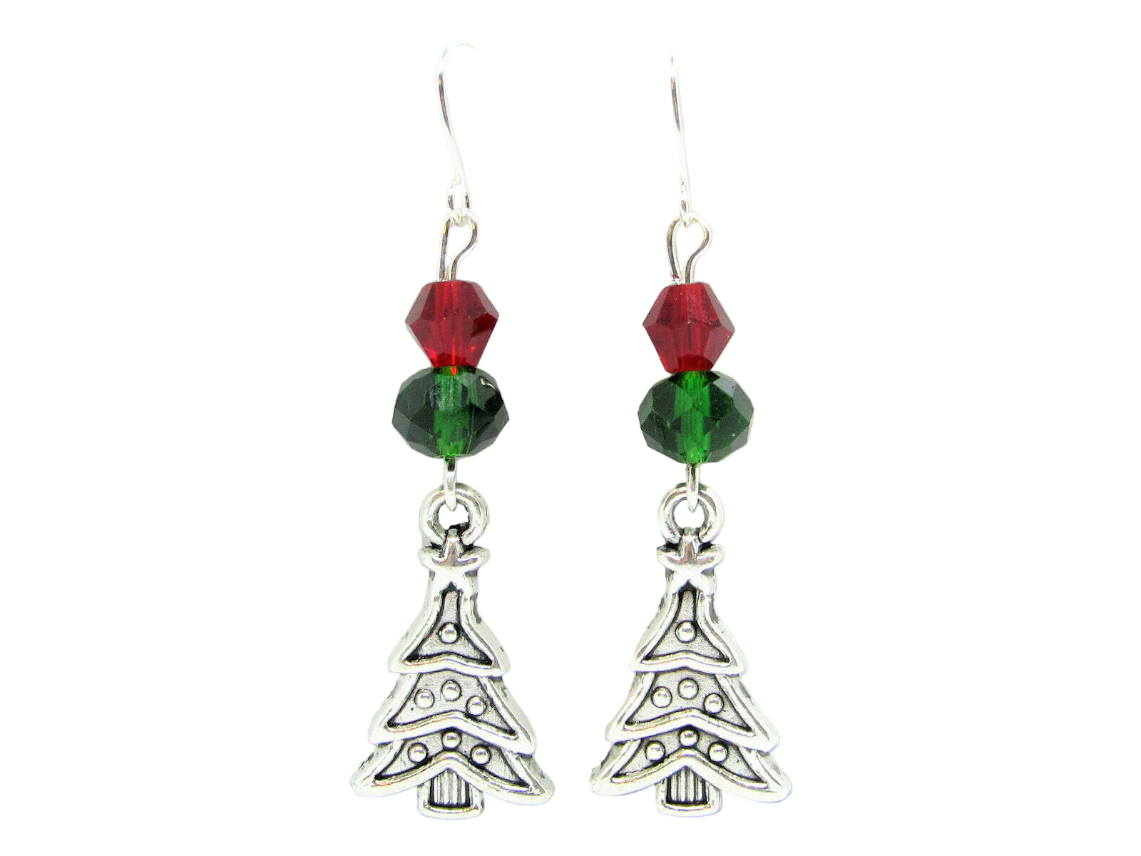 Christmas Tree Leverback Earrings