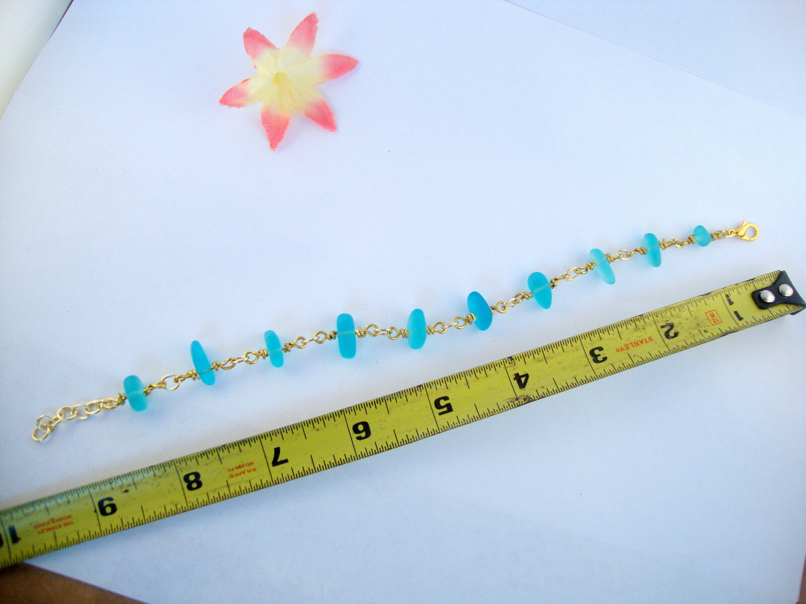 Blue Glass Bracelet