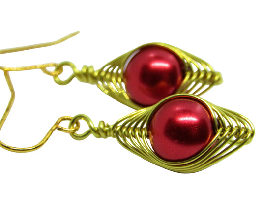 Gold Dangle Earrings