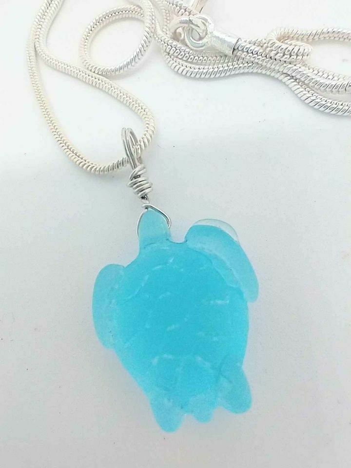 Blue Snake Necklace