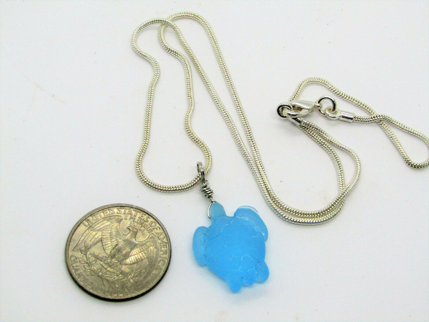 Blue Snake Necklace
