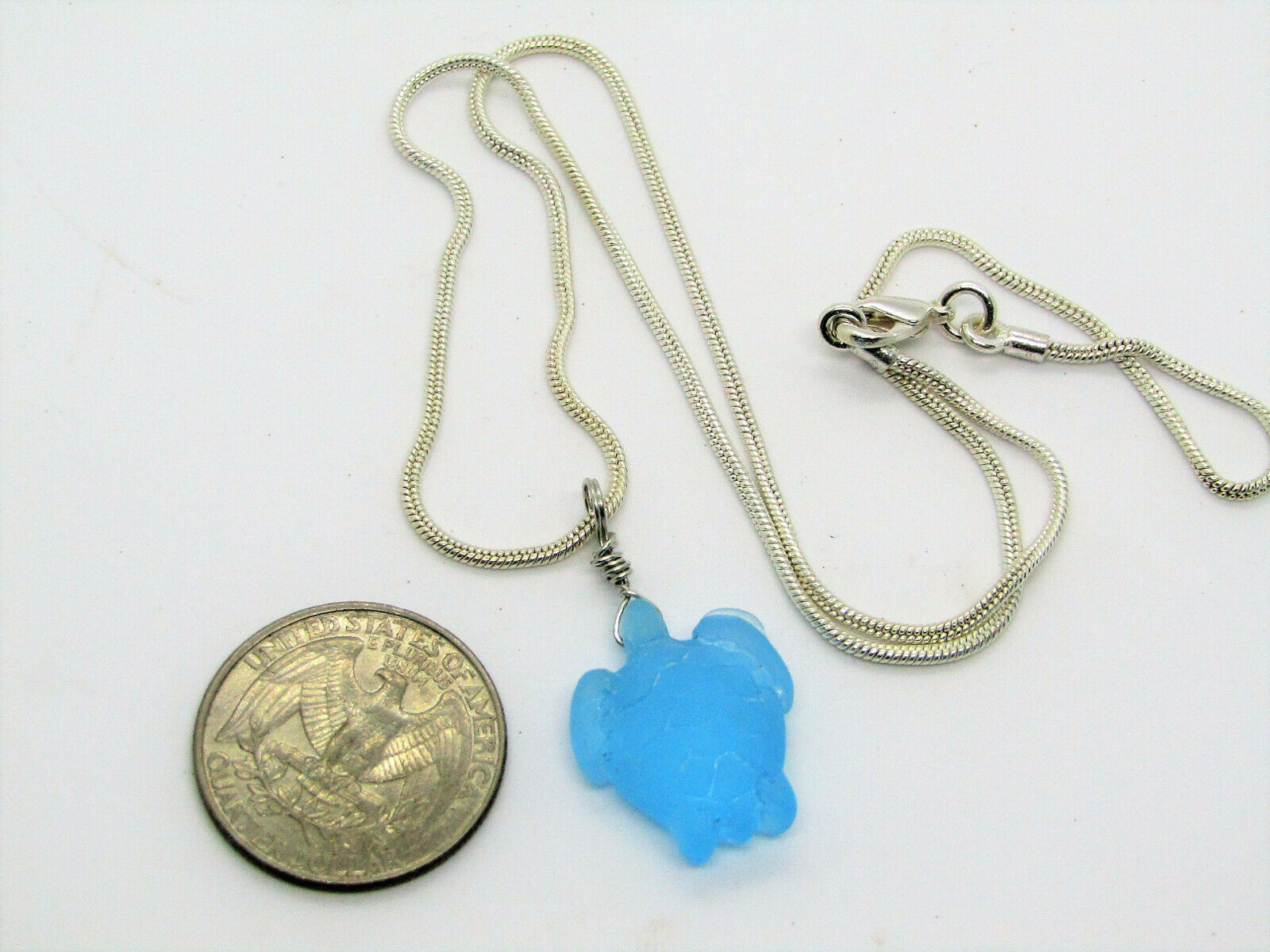 Blue Snake Necklace