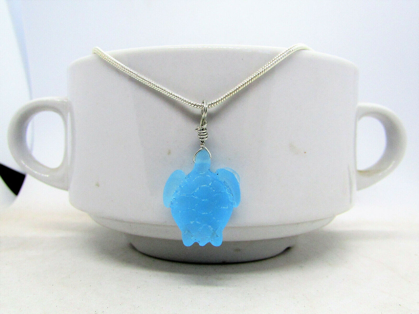 Blue Snake Necklace